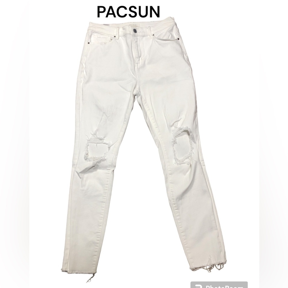 PACSUN distressed high rise jeggings